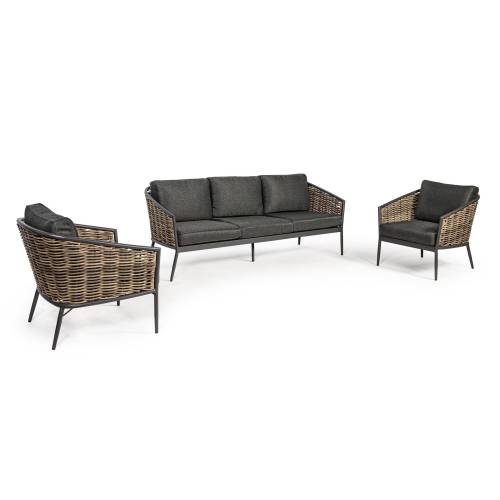 Chaise en Fibres Synthétiques pour Terrasse