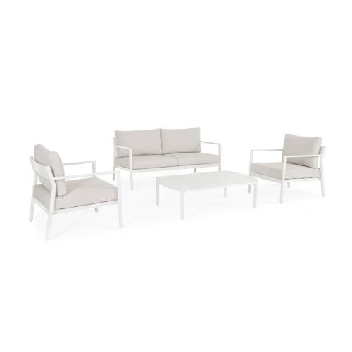 Meuble extérieur en aluminium pour terrasse