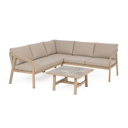 Le Set Salon Ang. Kalimera Desert KD est un meuble iconique pour