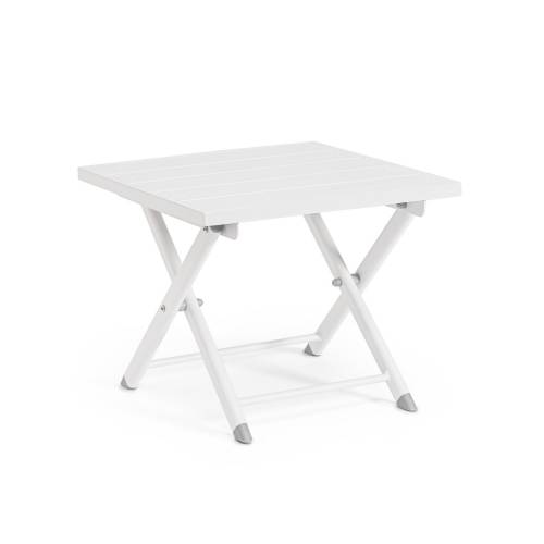 Table basse en aluminium pour terrasse
