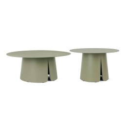 Table Basse en Aluminium Peint pour Terrasse