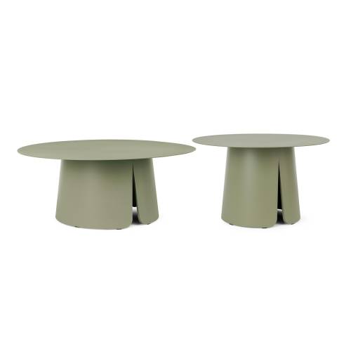 Table Basse en Aluminium Peint pour Terrasse