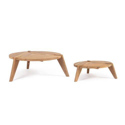 Table basse Teck recyclé pour jardin