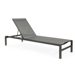 Bain de soleil aluminium pour jardin