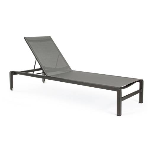 Bain de soleil aluminium pour jardin