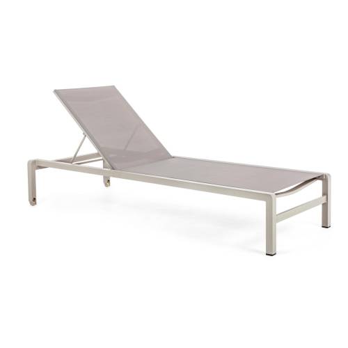 Bain de soleil en aluminium pour terrasse.