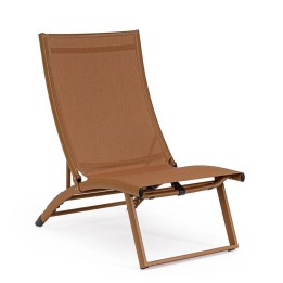 FAUTEUIL LOUNGE INCLINABLE EN ALUMINIUM PÉINT À POUDRE POUR