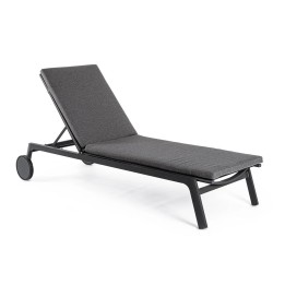 Bain de soleil aluminium pour jardin.