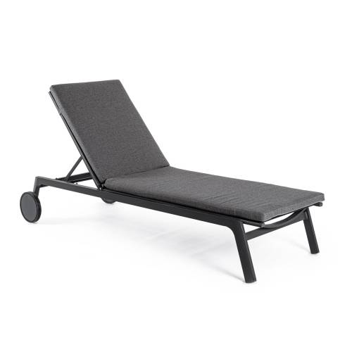 Bain de soleil aluminium pour jardin.