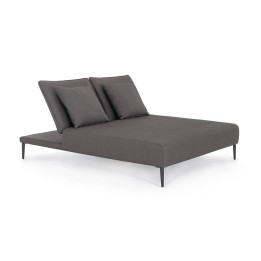 Bain de soleil en aluminium pour jardin