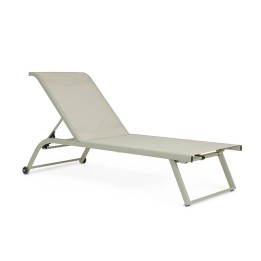 Bain de soleil en aluminium peint, conçu pour un usage extérieur