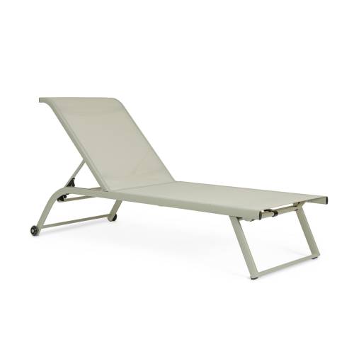 Bain de soleil en aluminium pour jardin
