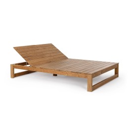Bain de soleil double Honolulu - FSC, conçu pour un usage en