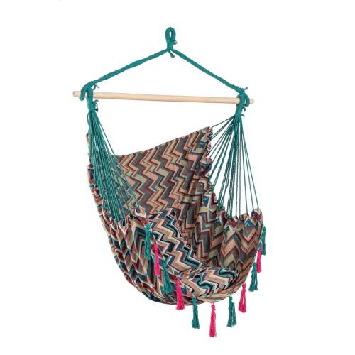 HAMAC SUSPENDU SANTANDER ZIGZAG 120X146H