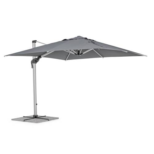 PARASOL DÉPORTÉ INES 3X3 ANOD-GRIS F T