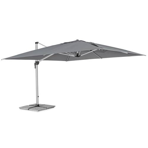 PARASOL DÉPORTÉ INES 4X4 ANOD-GRIS F