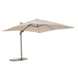 Parasol déporté Saragozza 3x3 sable.t, un véritable must-have