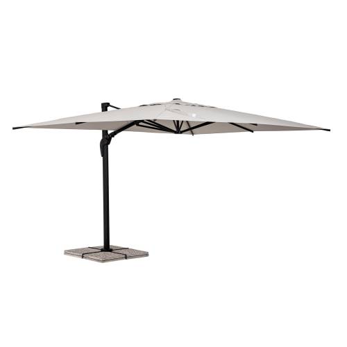 PARASOL DÉPORTÉ ARIES 3X4 ANTHR-NAT T