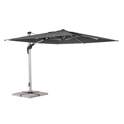 PARASOL DÉPORTÉ ARIES 3X3 ANOD-GRIS T