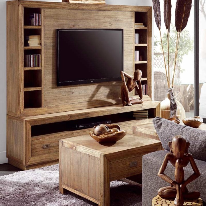 Table Basse Bois Massif Contemporaine Merapi