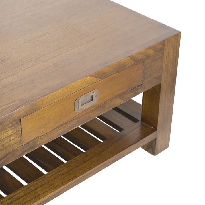 Table Basse Bois de Mindi Contemporaine pour Salon