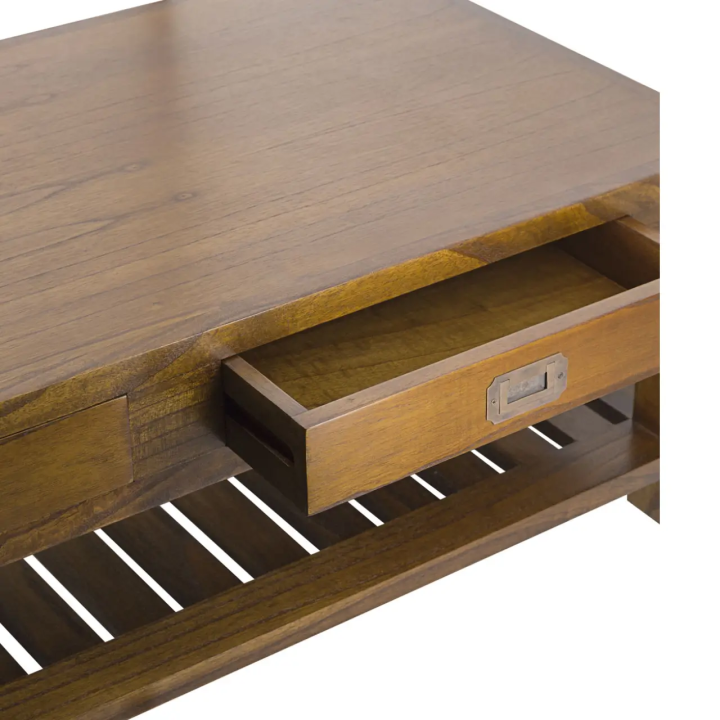 Table Basse Bois de Mindi Contemporaine pour Salon