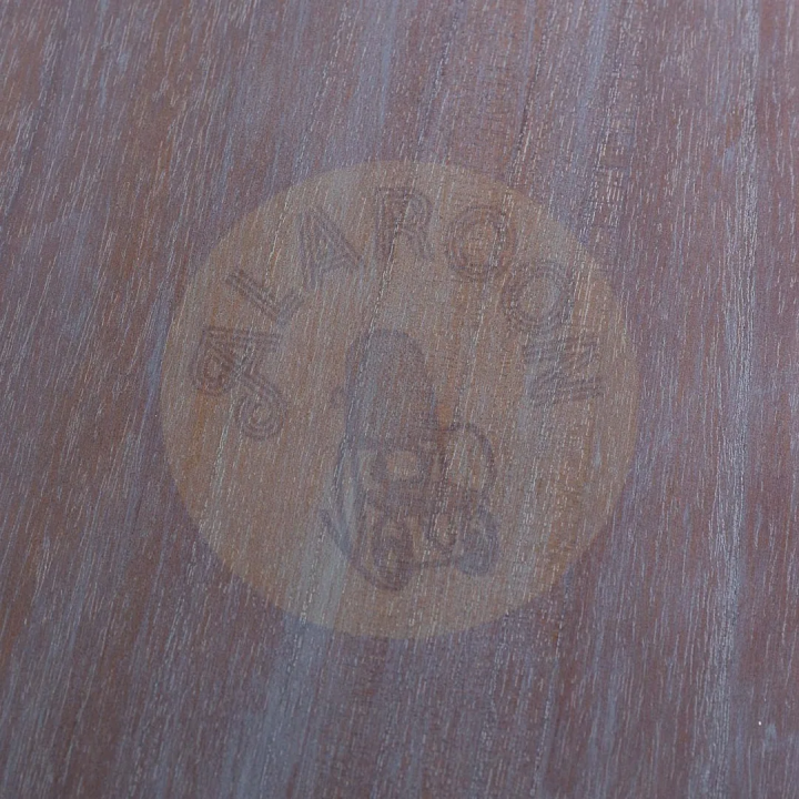 Table Basses Bois & Métal Bleues : Meuble contemporain en bois mass...