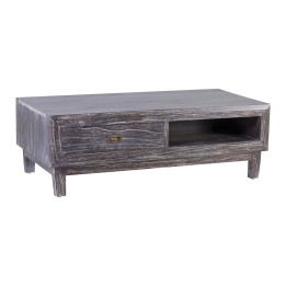 Table Basse Bois Massif pour Salon Contemporain