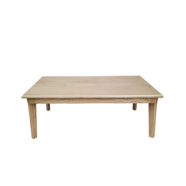 Table Basse en Bois de Mindi pour Salon Contemporain