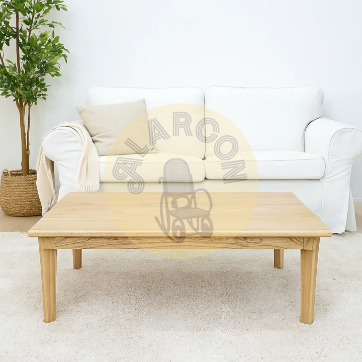 Table Basse en Bois de Mindi pour Salon Contemporain Cette table ba...