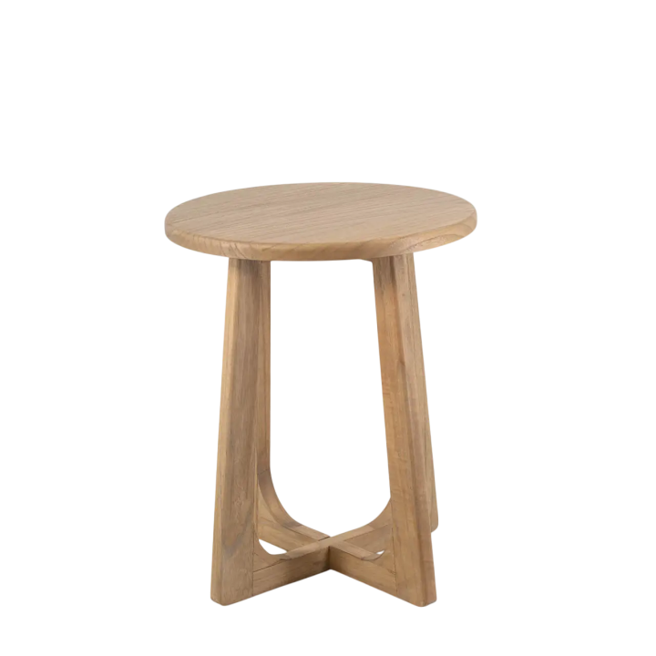 Table Basse en Bois de Mindi Rondes Salon Contemporain Cette table ...