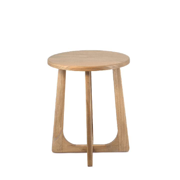 Table Basse en Bois de Mindi Rondes Salon Contemporain Cette table ...