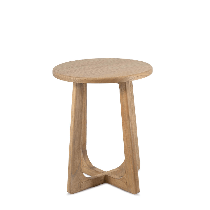 Table Basse en Bois de Mindi Rondes Salon Contemporain Cette table ...