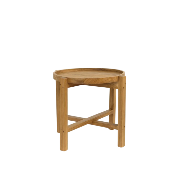 Table Basse en Teck Recyclé pour Salon Contemporain Cette table bas...