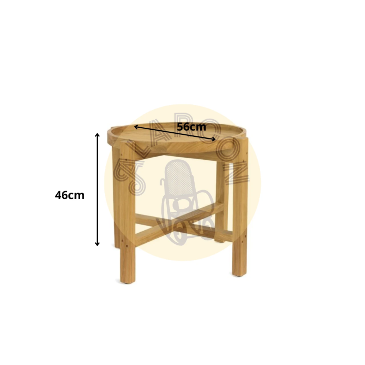 Table Basse en Teck Recyclé pour Salon Contemporain Cette table bas...