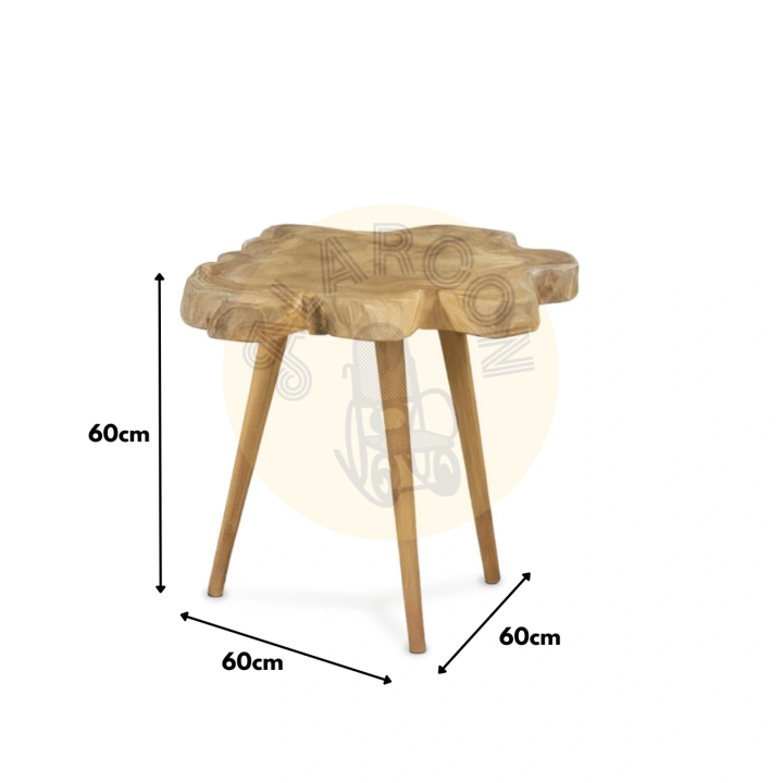 Table Basses en Bois Massif pour Salon Cette table basse en bois ma...