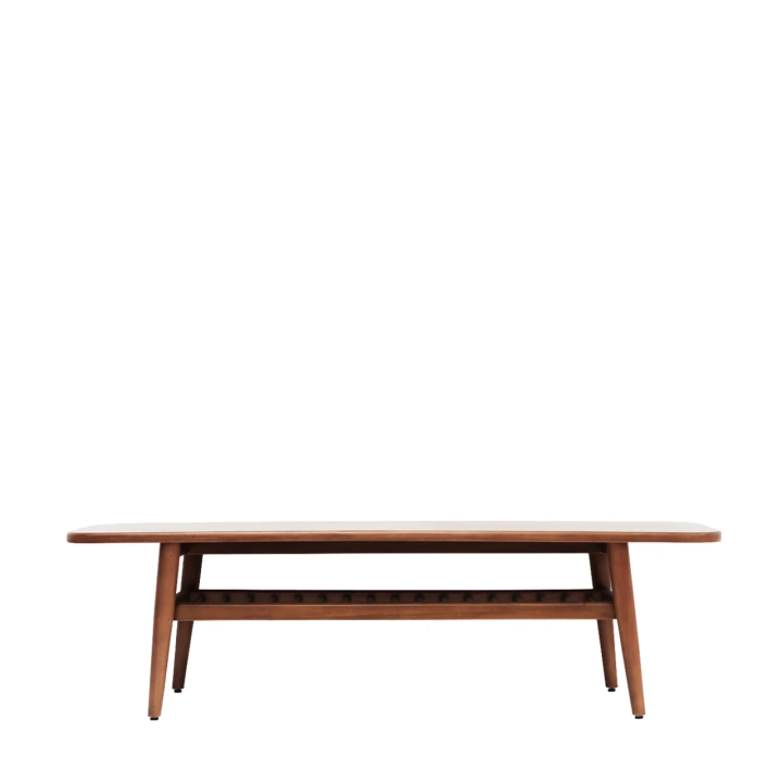 Table basse bois vintage signature japandi