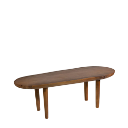 Table Basse Bois Suar pour Salon Contemporain