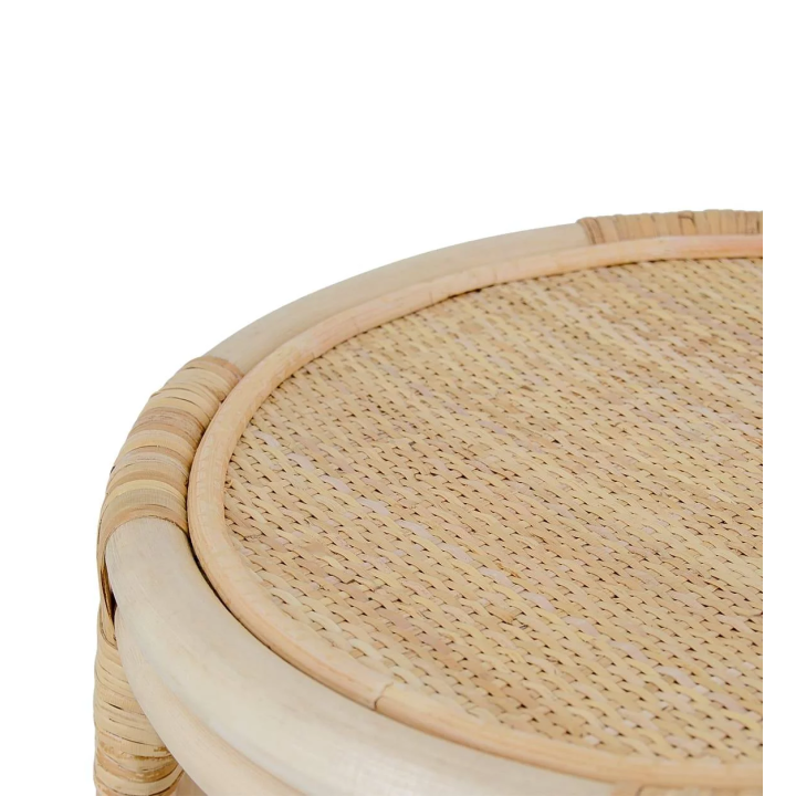 Table Basse Ronde en Bois pour Salon Contemporain avec Style Unique