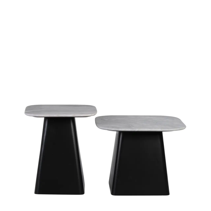 Table Basse Bois Marbre Noir pour Salon Contemporain : ce must-have...