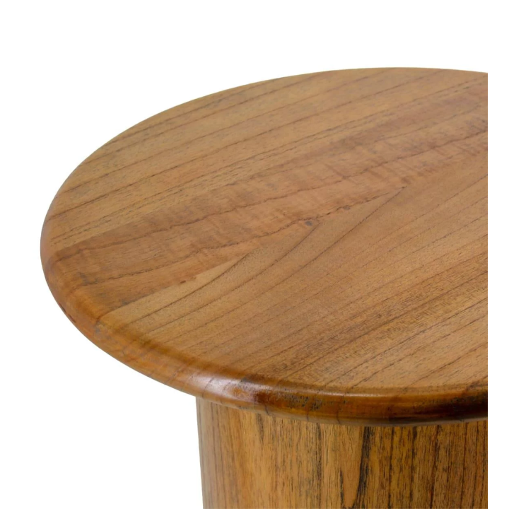 Table d'appoint Bois Mindi - Fait main, style naturel. Découvrez sur Zozza.