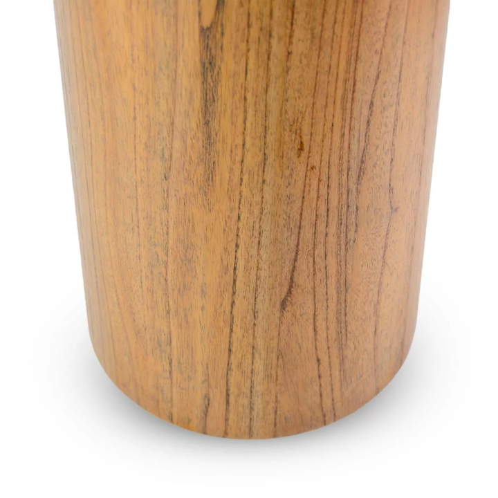 Table d'appoint Bois Mindi - Fait main, style naturel. Découvrez sur Zozza.