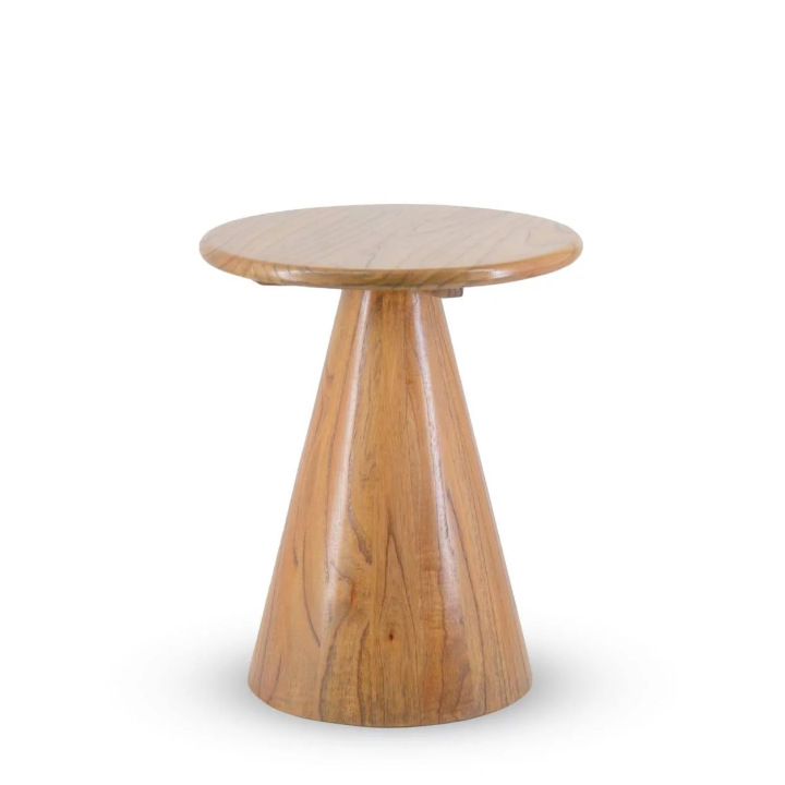 Table d'appoint Bois de Mindi Coniques : une signature contemporain...