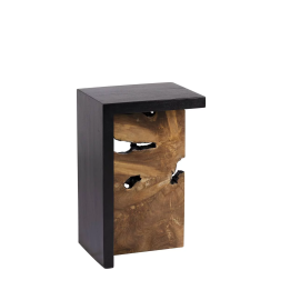 Table d'Appoint en Teck Naturel pour Salon Contemporain