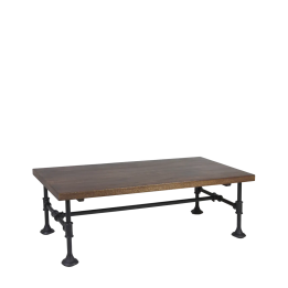 Table Basse Bois Massif pour Salon Contemporain