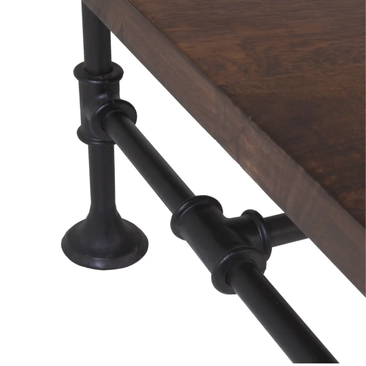 Table Basse Bois Massif pour Salon Contemporain - Meuble en Bois de...