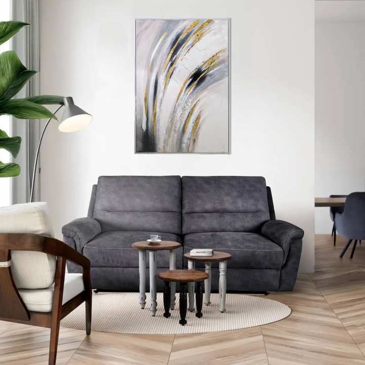 Table Basse Bois Massif Contemporaine pour Salon