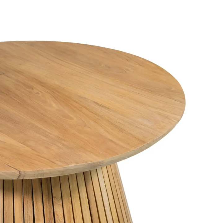 Table Basse Rondes en Teck pour un Salon Contemporain Cette table b...