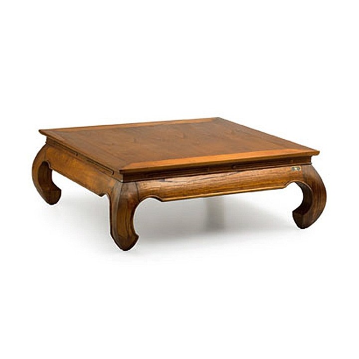 Table Basse Bois pour Salon, Modèle Contemporain en Bois Massif