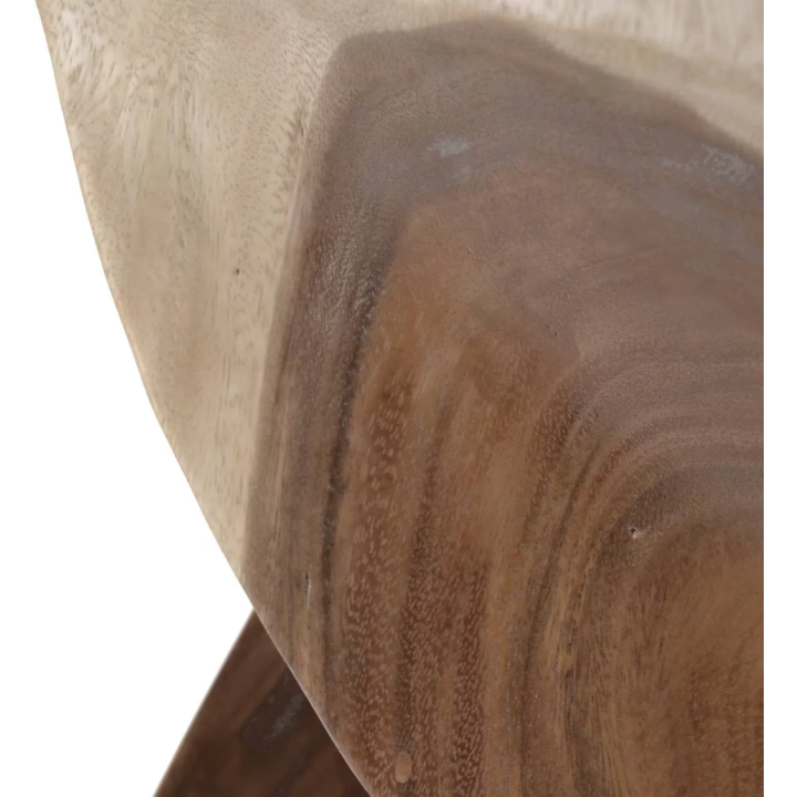 Table d'Appoint Carrées Bois Brut pour Salon Cette table d'appoint ...